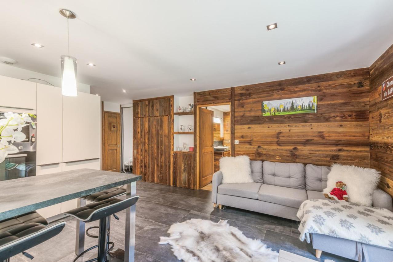 Villa Princesse - Charmant Appartement En Centre-Ville 霞慕尼 外观 照片
